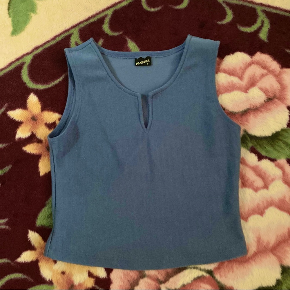 Blue Tank Top